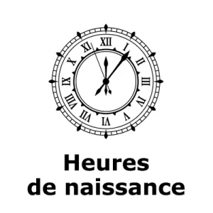 Les pierres protectrice déterminées par l'heure de naissance