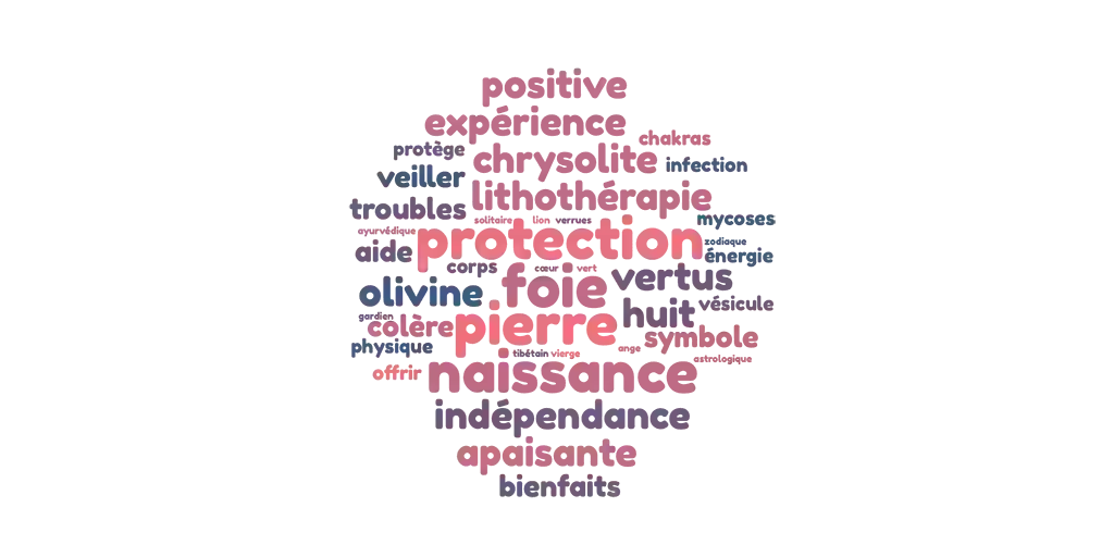 Les principales caractéristiques et des pouvoirs du péridot